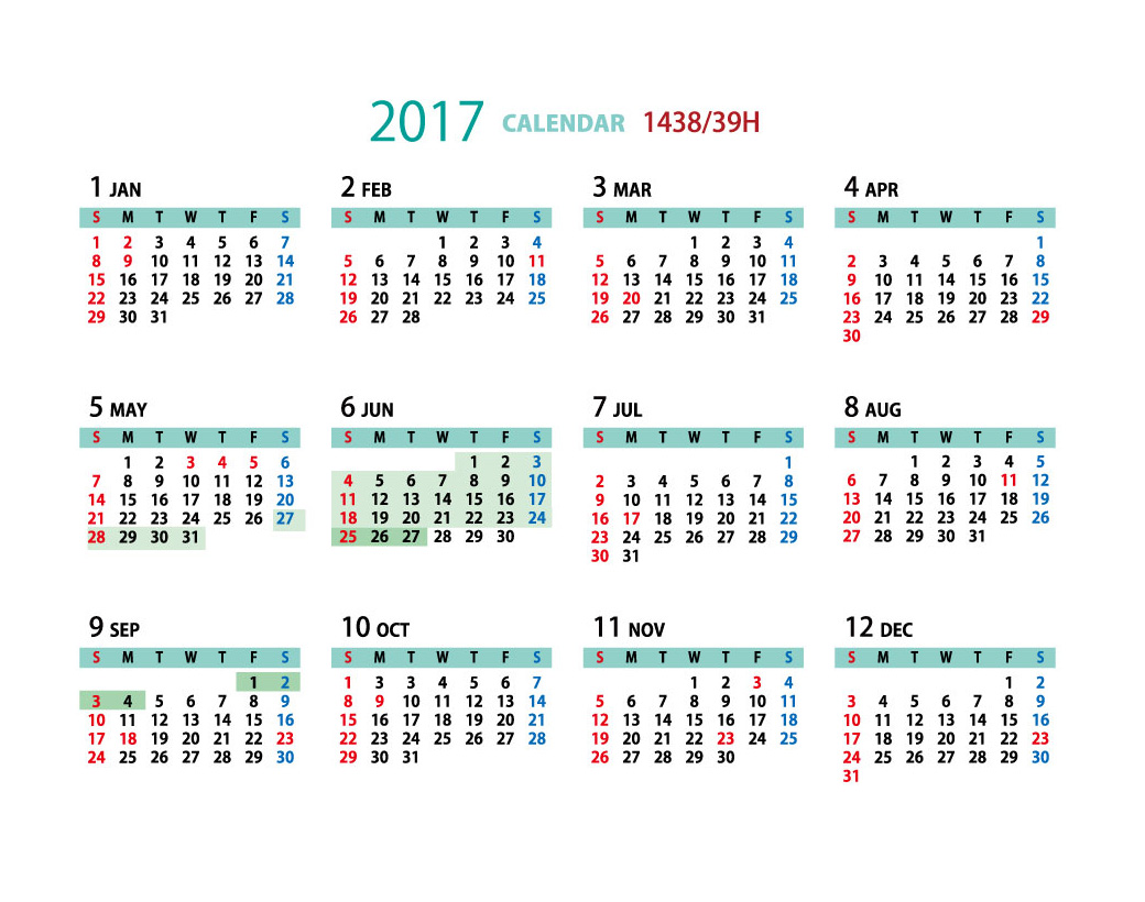 イスラム暦付カレンダー2016年版 イスラム暦付カレンダー