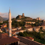 夕暮れのクルヤ城 Kruja, Albania